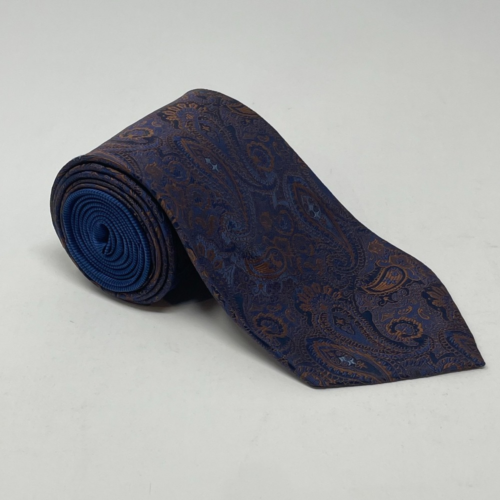 Tommy Hilfiger Multicolor Paisley Silk USA Vintage Tie Necktie